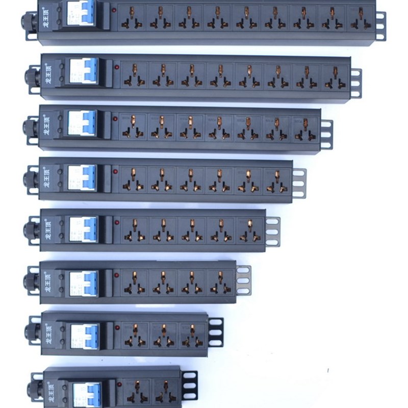 龙王顶工业级接线板排插板PDU电源条大功率4000W过载短路保护32A