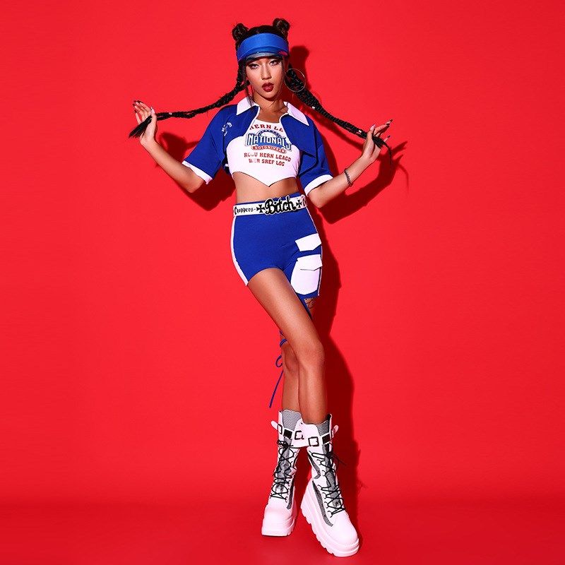 酒吧ds演出服性感啦啦队年会商演舞蹈服韩舞女团打歌服爵士舞服装