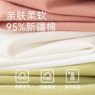 女内穿加厚打底冬季 全棉毛裤 大码 中腰纯棉秋裤 线裤 保暖裤 衬裤 薄款