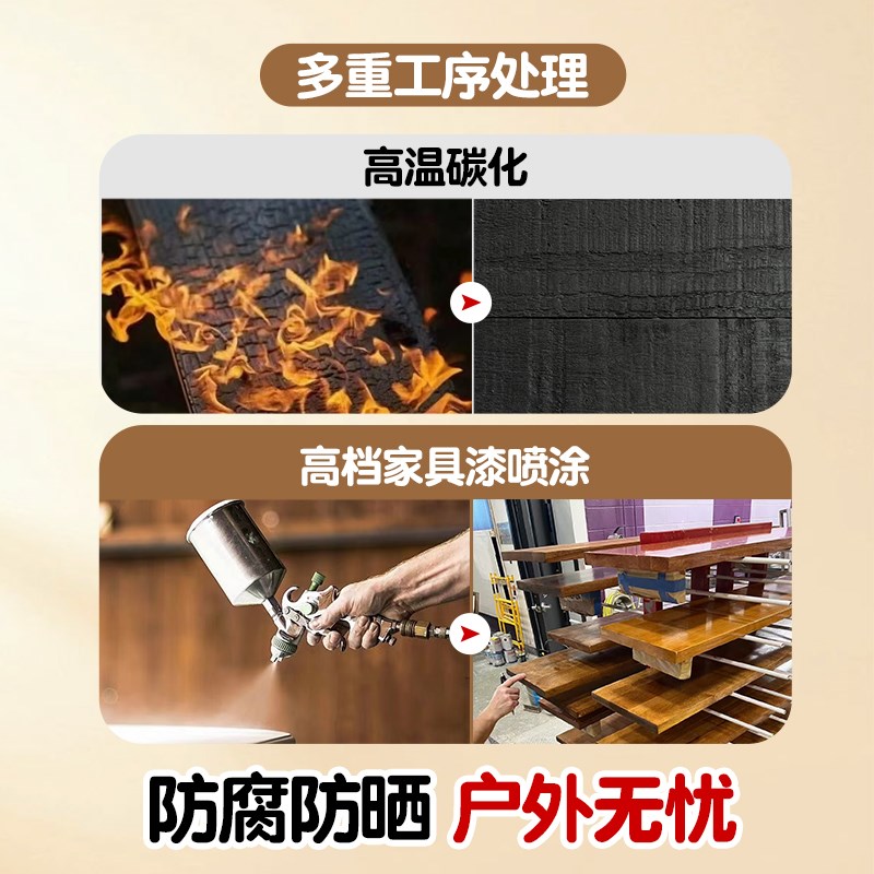 双层防腐木花槽花盆户外阳台花架花箱栅栏围栏室内隔断种植箱庭院