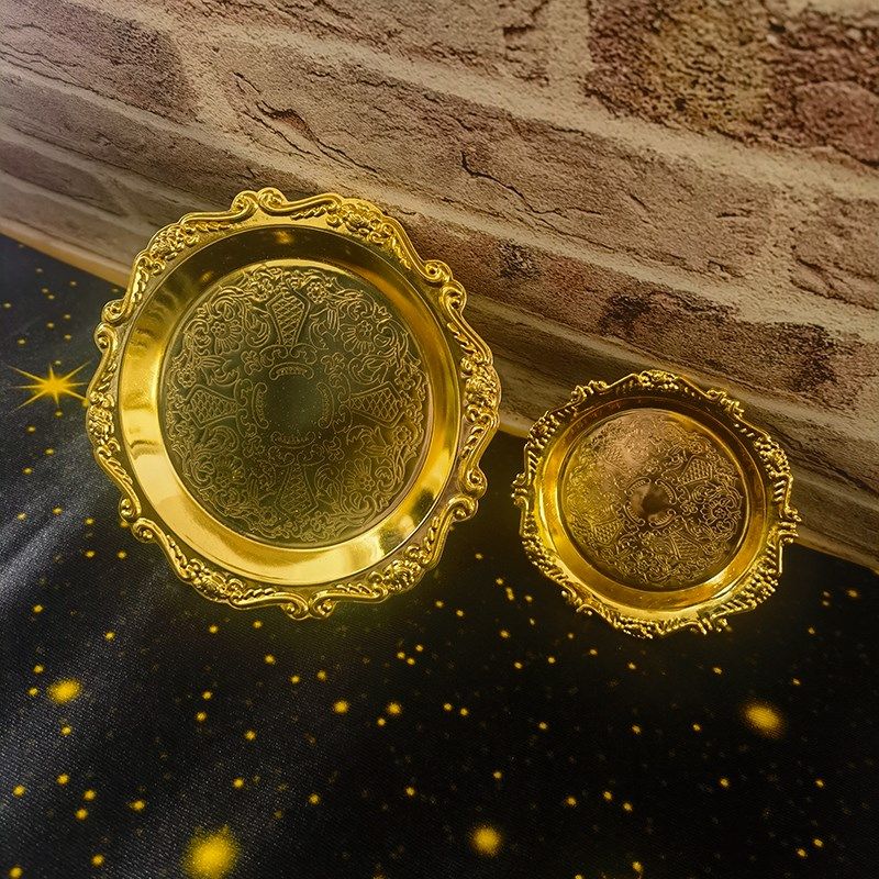 香薰蜡烛烧盘托盘烛台不锈钢鼠尾草燃烧用香盘收纳盘,家居饰品,香薰托盘,淘宝优惠券,粉丝福利购,淘宝优惠卷