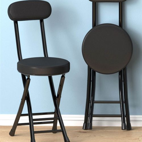 折叠椅子家用高餐椅餐桌凳小板凳圆凳宿舍简易凳子简约便携靠背椅