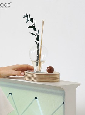 EMITDOOG清新空气白茶客厅香氛扩香木室内持久房间香薰扩香器摆台