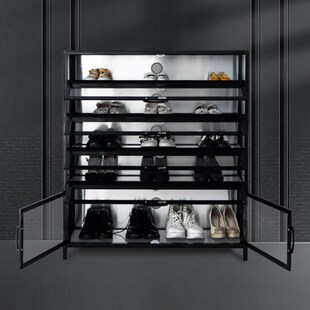 加厚铝合金鞋柜家用门口户外防水防晒阳台超薄简易多层大容量鞋架
