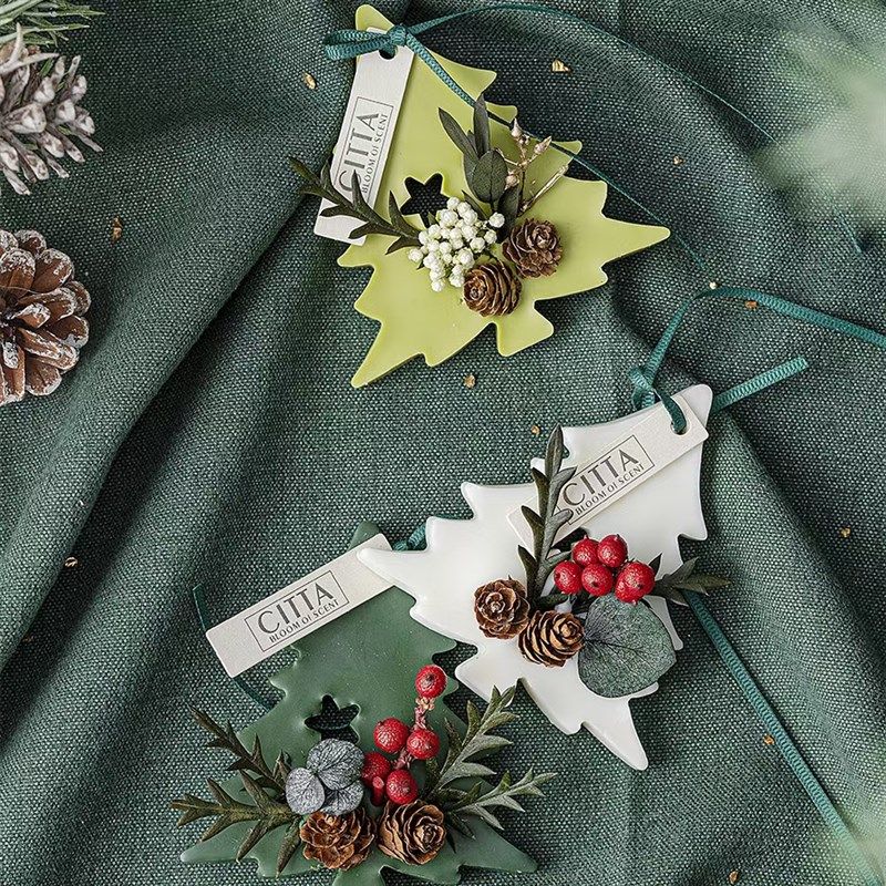 耶诞树衣柜香薰蜡片礼盒香氛空气清新干花节日挂片摆件伴手礼礼盒,家居饰品,香薰摆件,淘宝优惠券,粉丝福利购,淘宝优惠卷