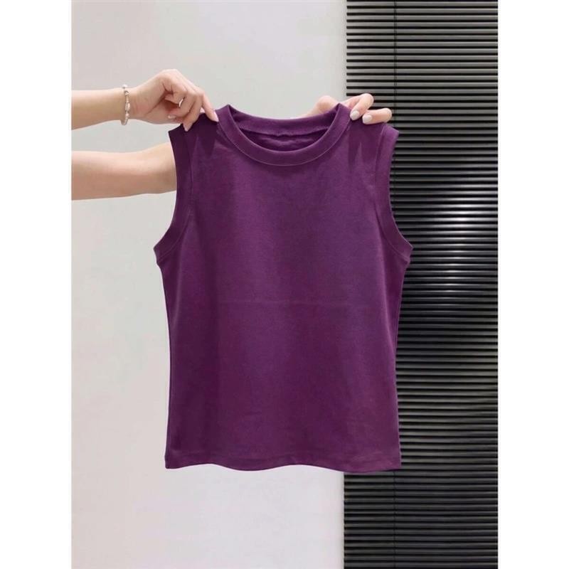 伊佑琳服饰专卖2高级工字吊带背心女夏季打底衫内搭上衣棉质坎肩
