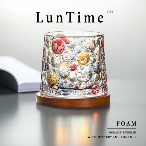 LunTime转转杯玻璃威士忌杯套装