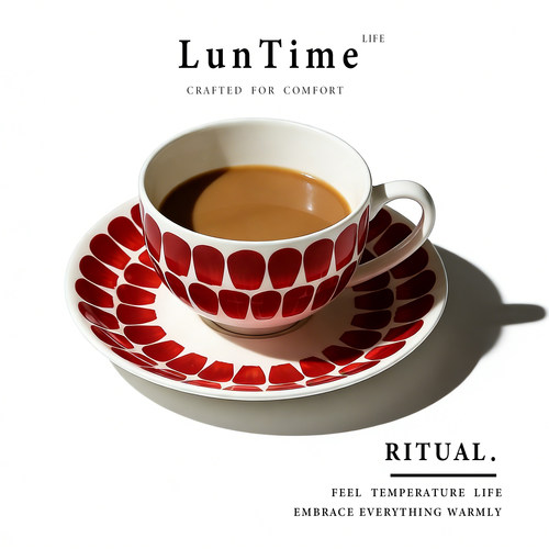 LunTime轻奢欧式骨瓷咖啡杯礼物