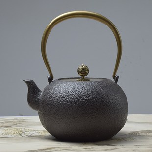 煮茶烧水壶日式 玄逸堂铁壶铸铁壶电陶炉煮茶器泡茶壶套装 素壶家用