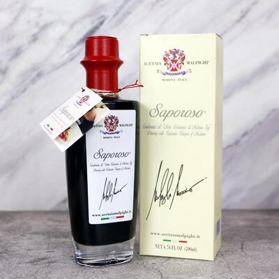balsamic意大利醋进口巴萨米克黑醋6年窖藏沙拉醋SAPOROSO 200ml