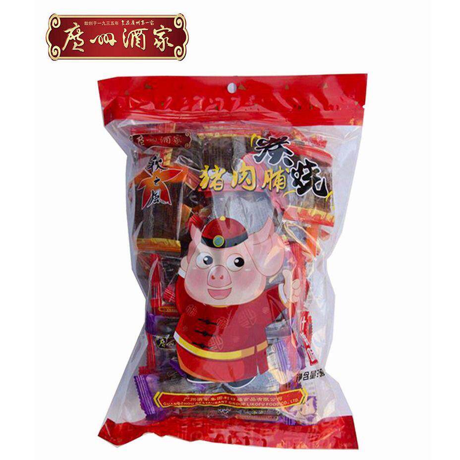 包邮广州酒家什锦猪肉脯美味熟食肉干500克混合独立小包装送礼手