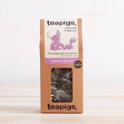 26年英国原装现货 teapigs茶猪猪 Jasmine Pearls珍珠茉莉花茶