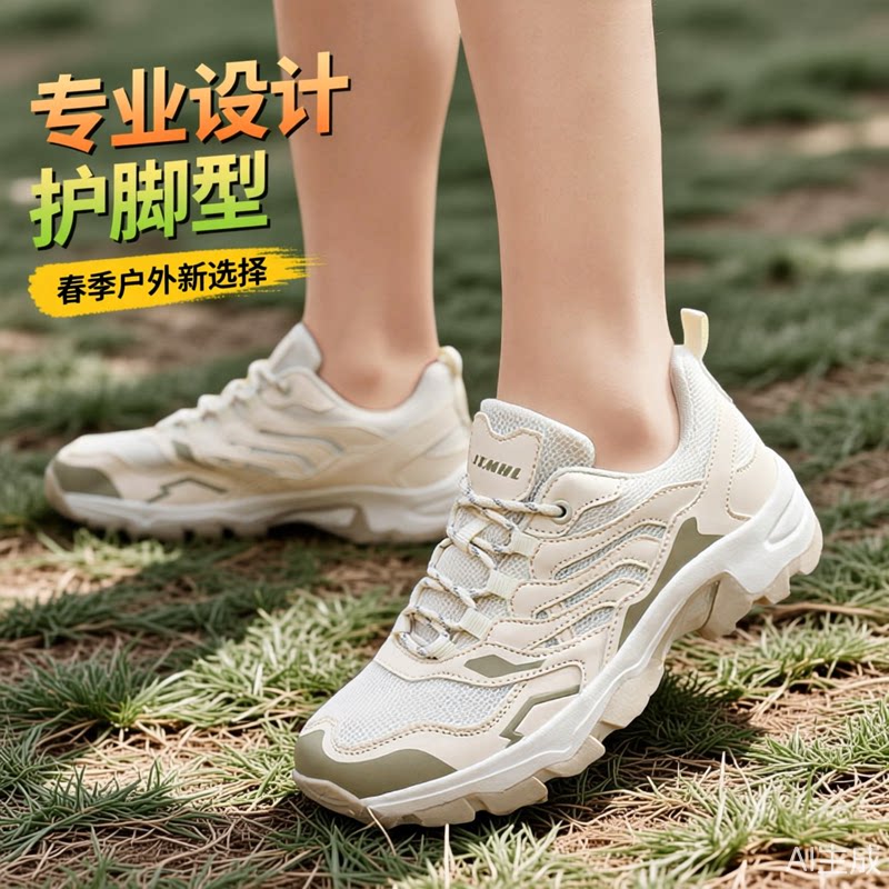 透气防滑耐磨mh100登山徒步女鞋图片