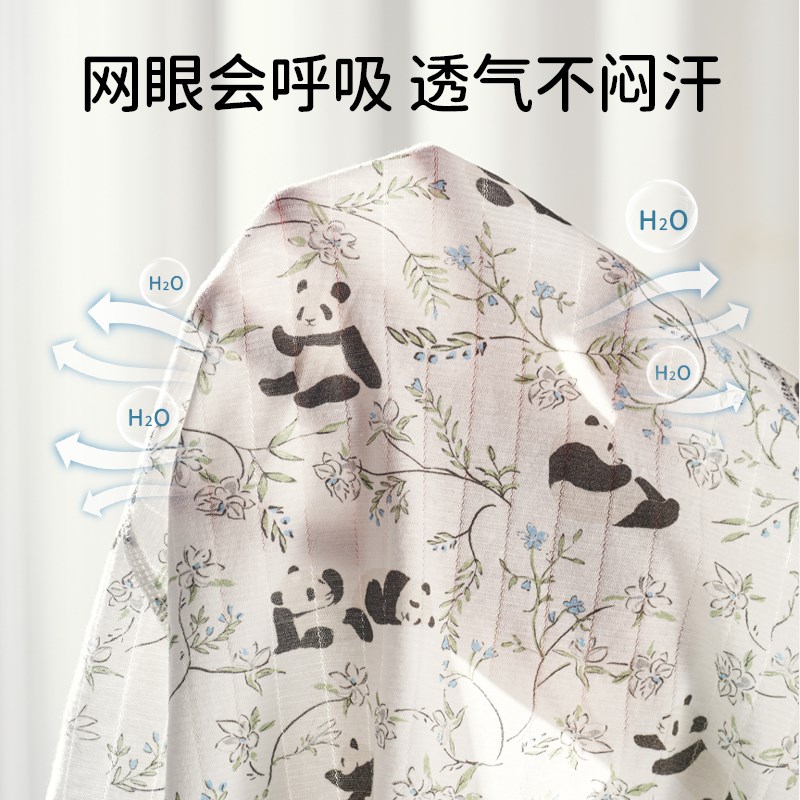 欧孕儿童睡衣套装2025夏季新款薄款纯棉宝宝家居服男孩女童空调服