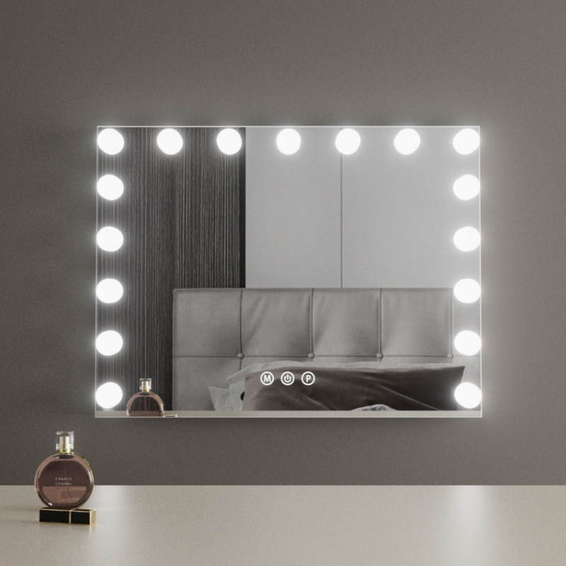 壁挂墙led化妆镜带灯梳妆镜子定制大尺寸卧室简约智能美妆镜子,家庭/个人清洁工具,随身化妆镜,淘宝优惠券,粉丝福利购,淘宝优惠卷