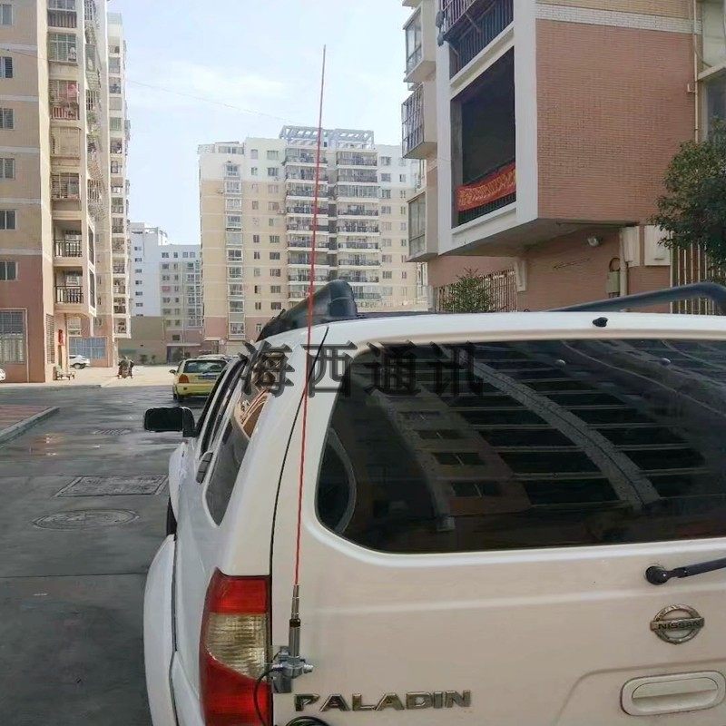 车载电台对讲机M385玻璃钢天线UV双段车台手台车载天线苗子 128CM