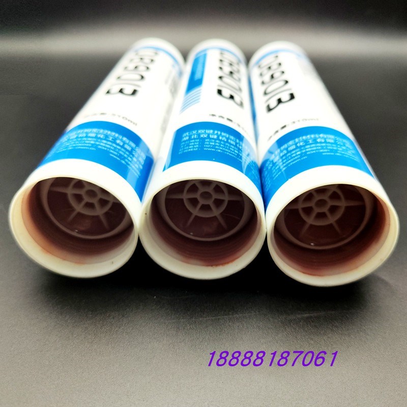 双键DB9013耐高温玻璃胶密封胶红色硅橡胶 空气过滤器专用耐320度