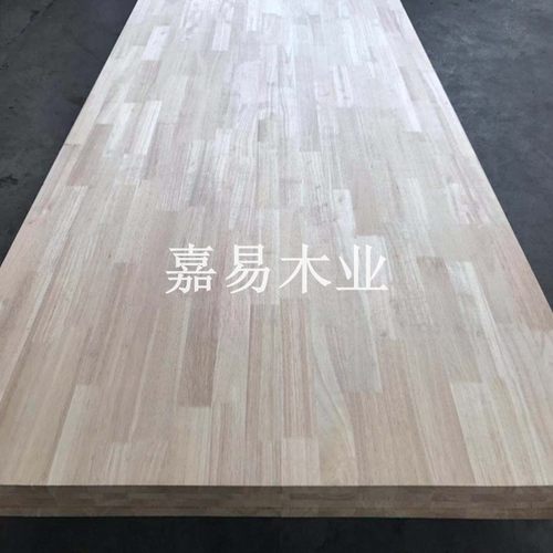 泰国橡胶木板材指接板实木拼接集成板家具衣柜板定制楼梯台面板