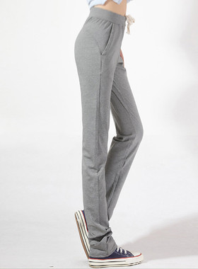 厚加绒秋冬178高个子超长直筒长裤加长卫裤休闲裤居家大码女抗寒