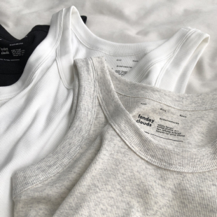 吊带无袖 显瘦修身 背心百搭弹力内搭上衣夏 日常闭眼入 螺纹背心