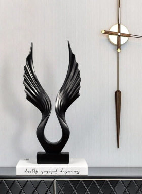 大鹏展翅轻奢雄鹰办公室桌家居装饰工艺品开业礼物装饰品酒柜摆件