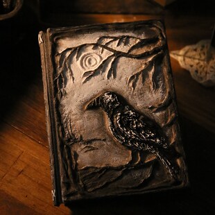 欧式复古立体浮雕手账本子手账记事本加厚记事本日记本女巫魔法书