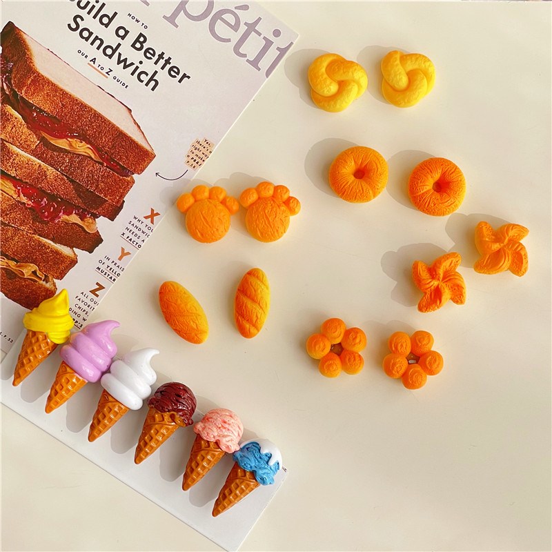 创意磁贴迷你卡通食玩调味调料瓶mini面包果酱瓶罐子磁吸冰箱贴