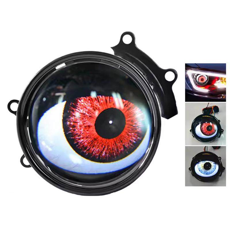 恶魔眼眨眼灯透镜大灯 动态眼睛灯3英寸LED热销高丽鹰眼灯多模式,汽车零部件/养护/美容/维保,大灯附件,淘宝优惠券,粉丝福利购,淘宝优惠卷
