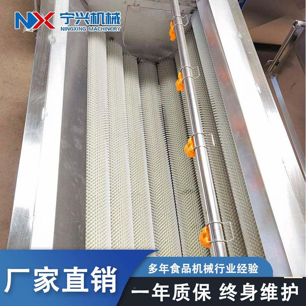 宁兴地瓜芋头土豆去设皮机 全自蛎清动生蚝XFD海子清洗备 毛辊洗