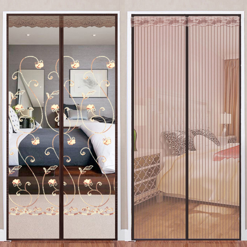 防蚊子门帘高档磁性纱门卧室磁铁对吸夏季家用网纱夏天静音免打孔