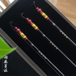 颖艺湖笔羊毫狼毫兼毫满庭芳毛笔礼盒三支套装送礼送长辈同事节日