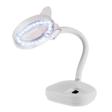 台式放大镜高清玻璃篆刻工作台专业燕窝挑毛用带插电led台灯坐枱