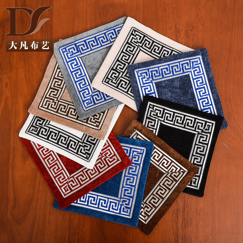 大凡布艺欧式美式餐桌垫中式茶巾茶桌垫杯垫茶道碗垫盘垫隔热垫,居家布艺,餐垫,淘宝优惠券,粉丝福利购,淘宝优惠卷