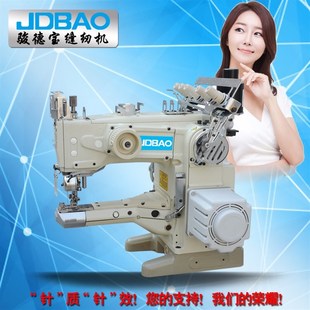 拉腰机全自动多针机电脑钉扣平头锁眼埋夹筒式 耳缝纫机 绷缝曲折裤