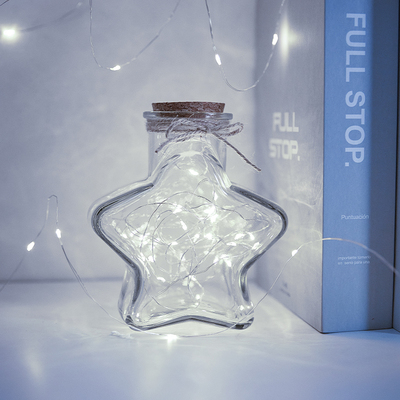 LED彩灯闪灯礼物盒迷你铜线满天星星小灯串花束装饰布置生日氛围