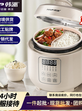 智能电压力锅小型鸳鸯不沾胆2L小容量工厂现货 新款家用压力锅