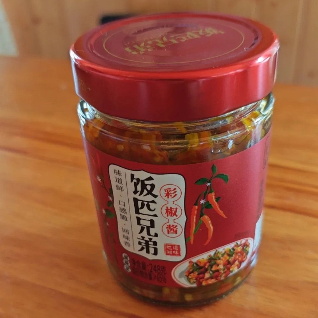 饭匹兄弟香辣彩椒酱蒜蓉辣椒酱居家休闲办公剁椒酱拌面拌饭图片