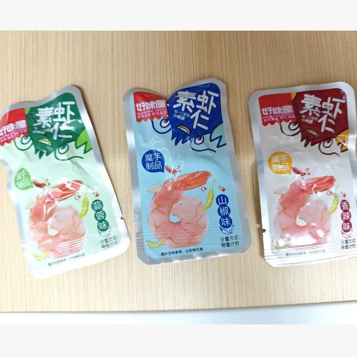 【好味屋】素虾仁香辣味蒜蓉味山椒味宿舍办公室可口解馋小零食