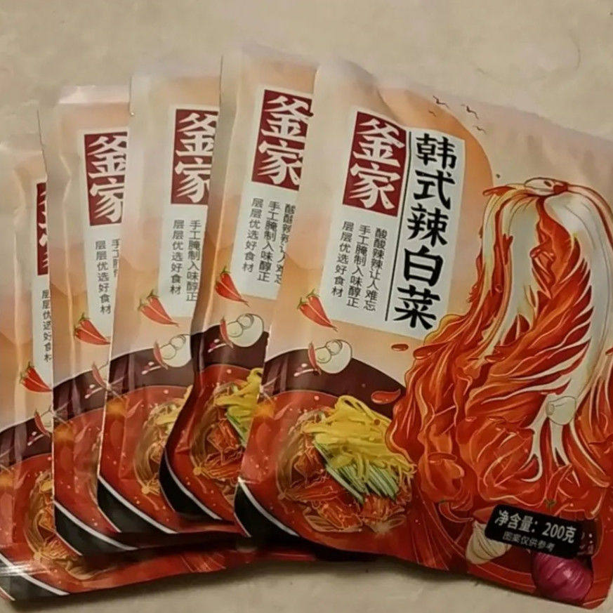 釜家辣白菜韩式泡菜小包装即食朝鲜族韩国酱菜咸菜下饭菜多品牌