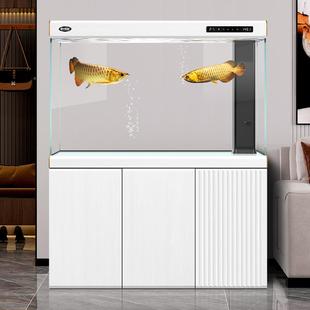 缸客厅2025新书卷款 超白玻璃鱼水大型箱家用落族地龙鱼缸金鱼缸