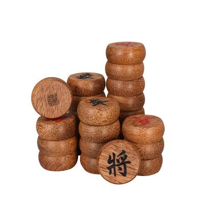 御圣中国象棋莱计特山榄实款木棋子大号ZT00776素面象送棋比赛设
