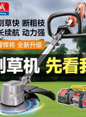 东割成机电小型家用除草机锂电充DCST2012式草坪修剪机大功率打草