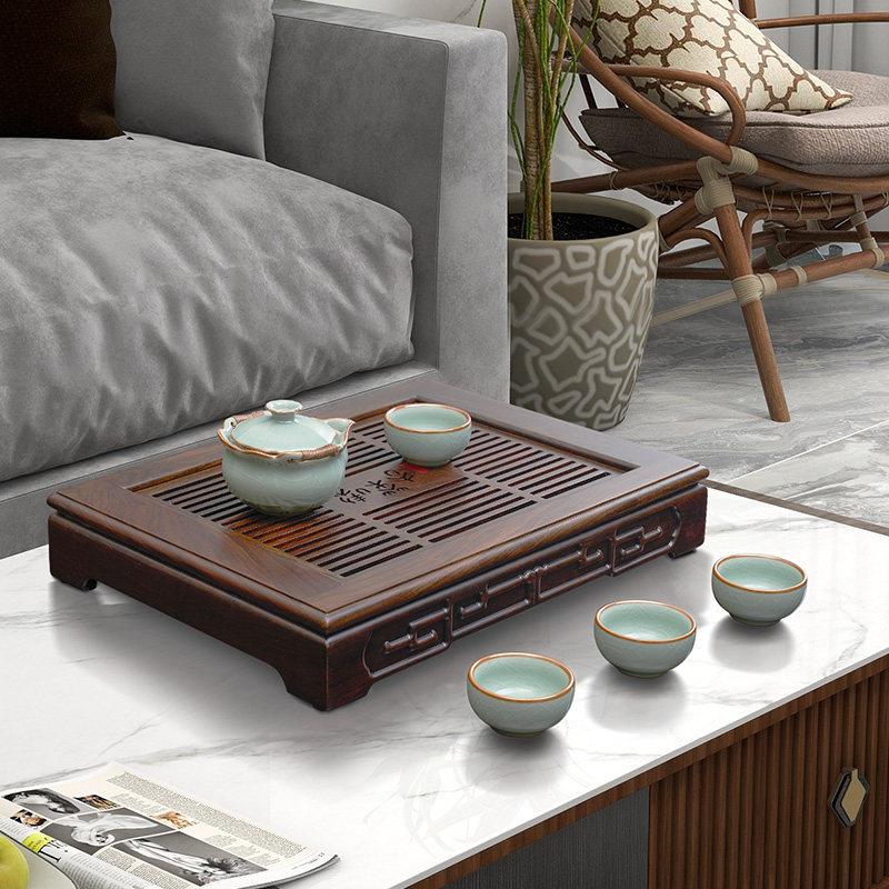 盘实木Ht-0109家用厅型储水茶台抽屉式茶海小功夫茶具客套组茶茶