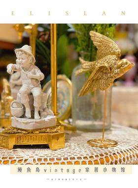 包中古风飞鸟饰挂摆件装品欧式邮客厅卧室PMJ壁覆古燕子民宿桌面