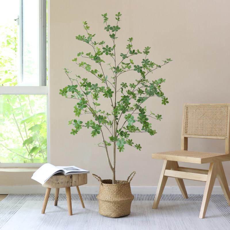 仿真物日植本吊钟绿植盆栽北欧假树0T8WSsac店面客厅民橱宿落地摆