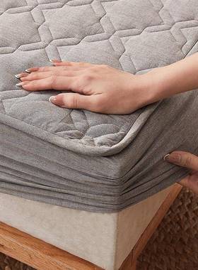 笠抗菌防螨防SS202103透气防水夹棉床全棉单件床垫隔保护套尘席梦