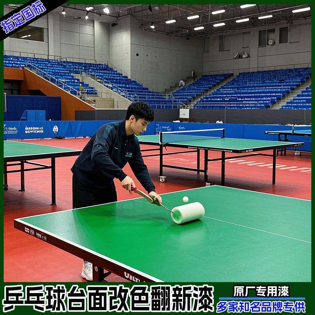 乒乓球桌面晒翻漆新漆环保水漆双组份高硬环保面桌自刷漆防水防漆