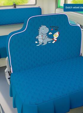 新鸽F座套20091动三轮座套坐电垫套全包围2亚麻布艺荷车兰绒四季