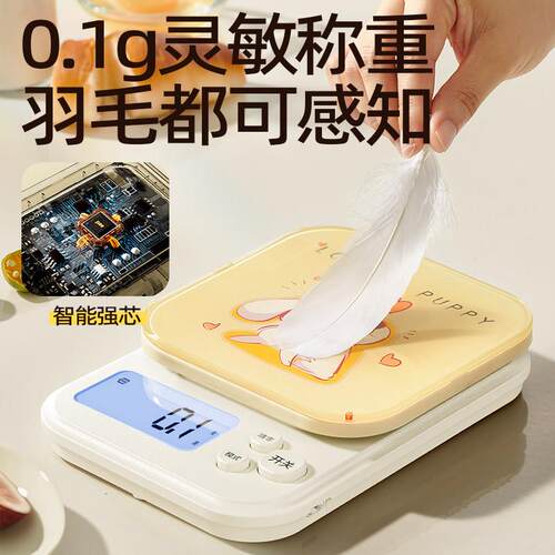 026新款料焙理秤精准家用烘LLG-DZC食物称高精度型称重2器高精准