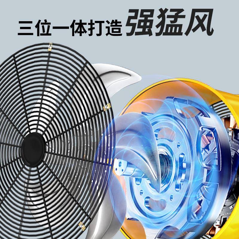 业风扇风强工力落地扇家PTF500C 用电风扇大功率台式力电扇工厂大